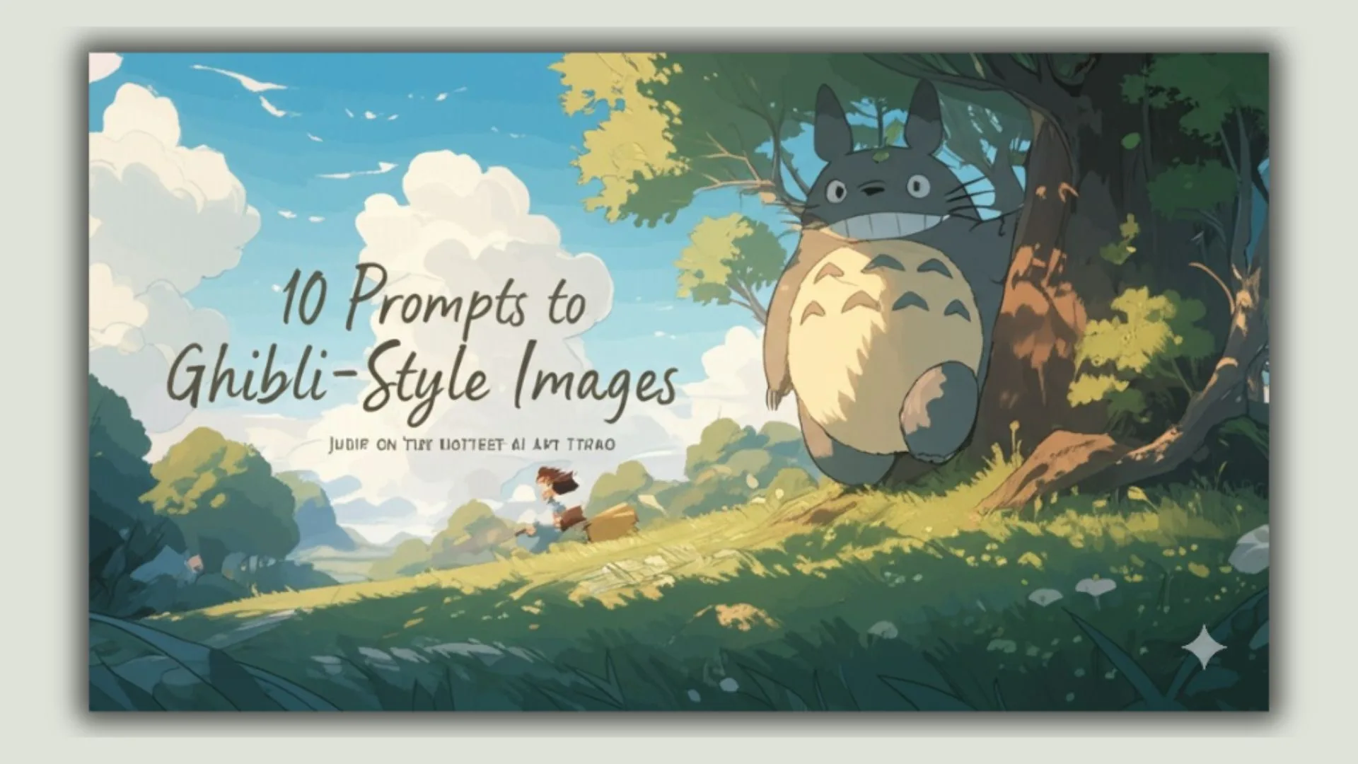 10 Prompts to Create Ghibli-Style Images: Jump on the Hottest AI Art Trend