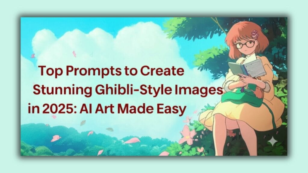 Top Prompts to Create Stunning Ghibli-Style Images in 2025: AI Art Made Easy