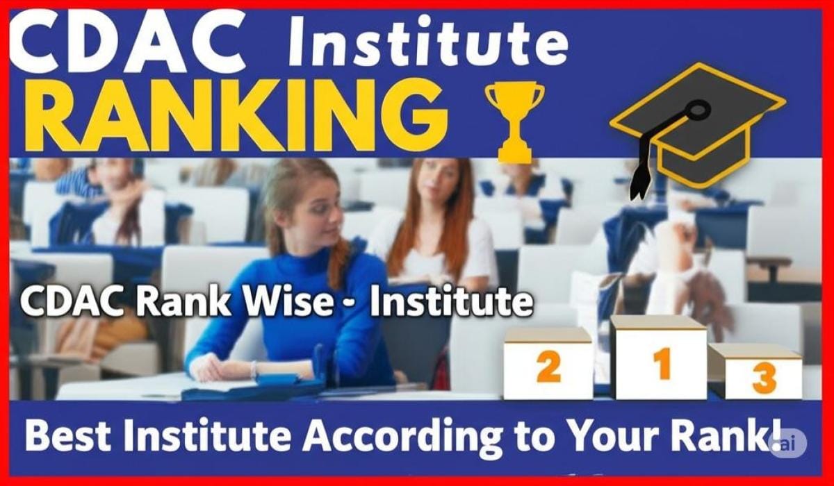 CDAC Rank-Wise Institute List