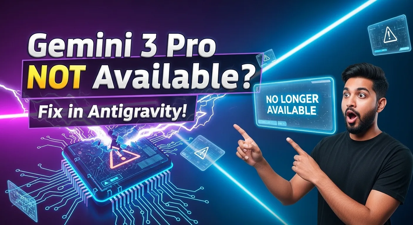 Gemini 3 Pro is no longer available